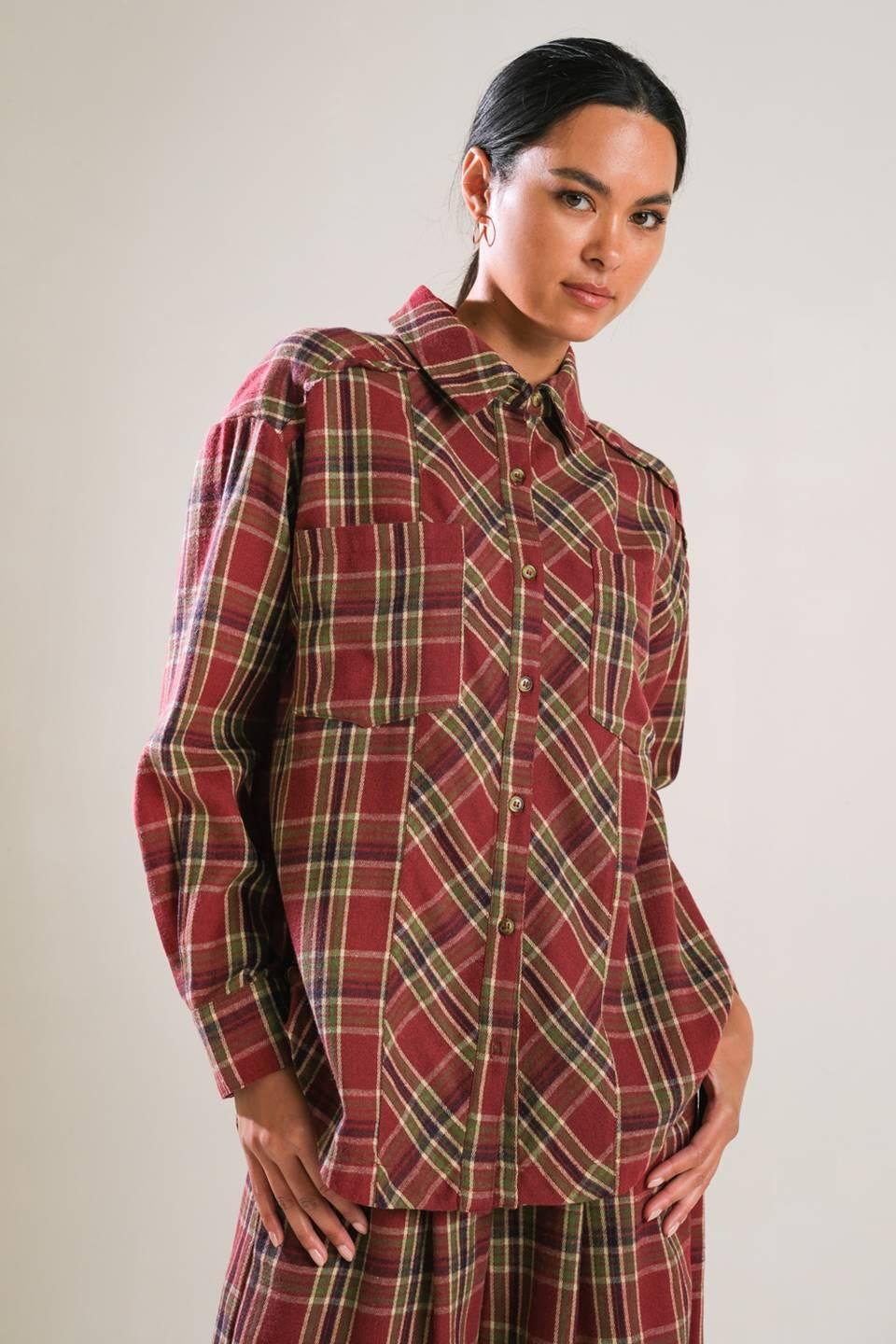 TIMELESS CHARM WOVEN TOP Flying Tomato