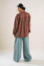 TIMELESS CHARM WOVEN TOP Flying Tomato