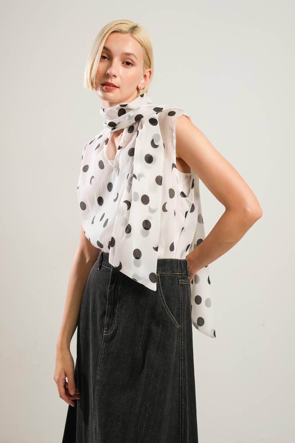 THIS ISN'T GOODBYE WOVEN TOP Flying Tomato
