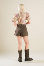 SLEEK SIMPLICITY WOVEN TOP Flying Tomato