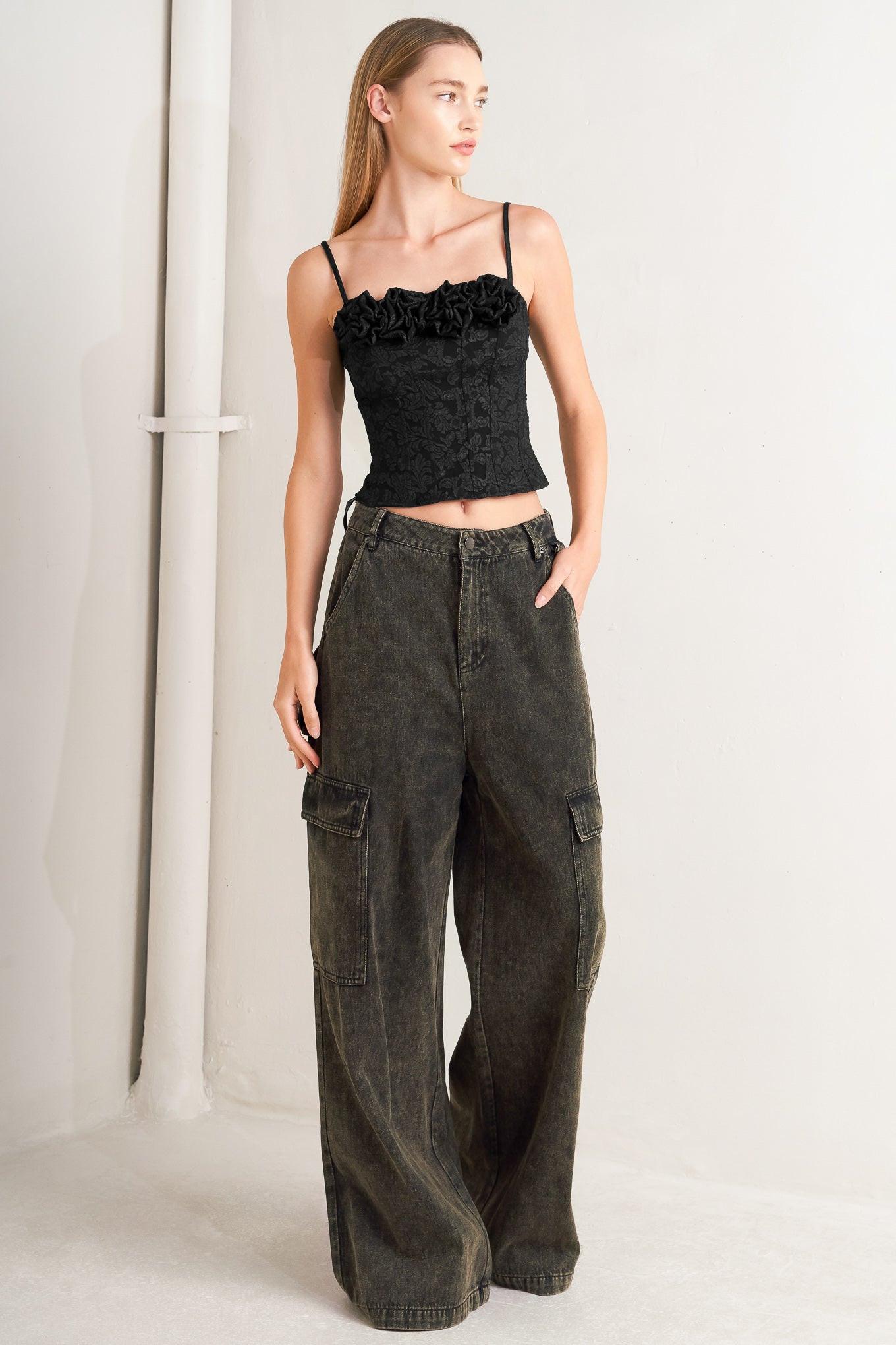 FOREVER DAYDREAMING WOVEN TOP Flying Tomato