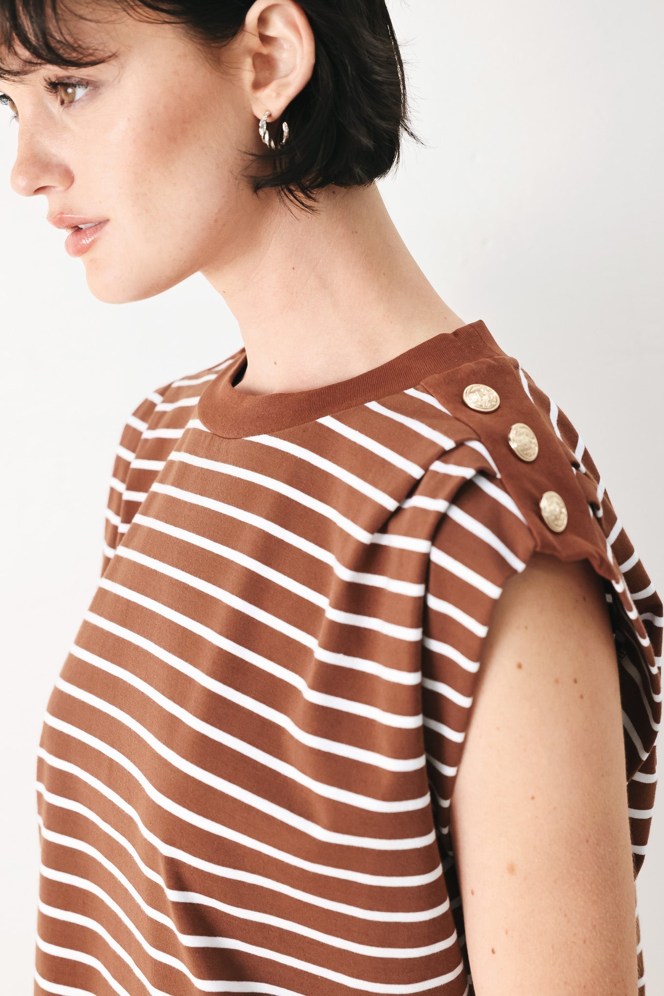 EVERYDAY COOL STRIP KNIT TOP Flying Tomato