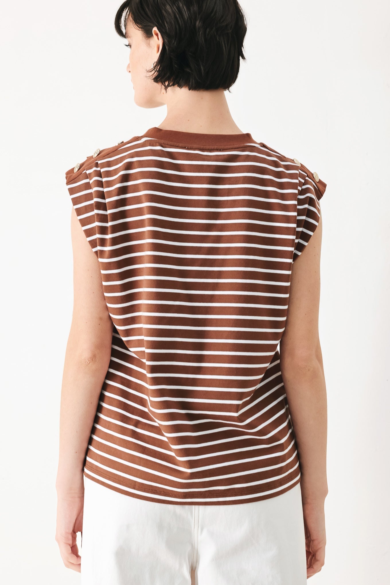 EVERYDAY COOL STRIP KNIT TOP Flying Tomato