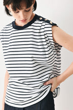EVERYDAY COOL STRIP KNIT TOP Flying Tomato