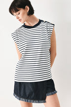 EVERYDAY COOL STRIP KNIT TOP Flying Tomato