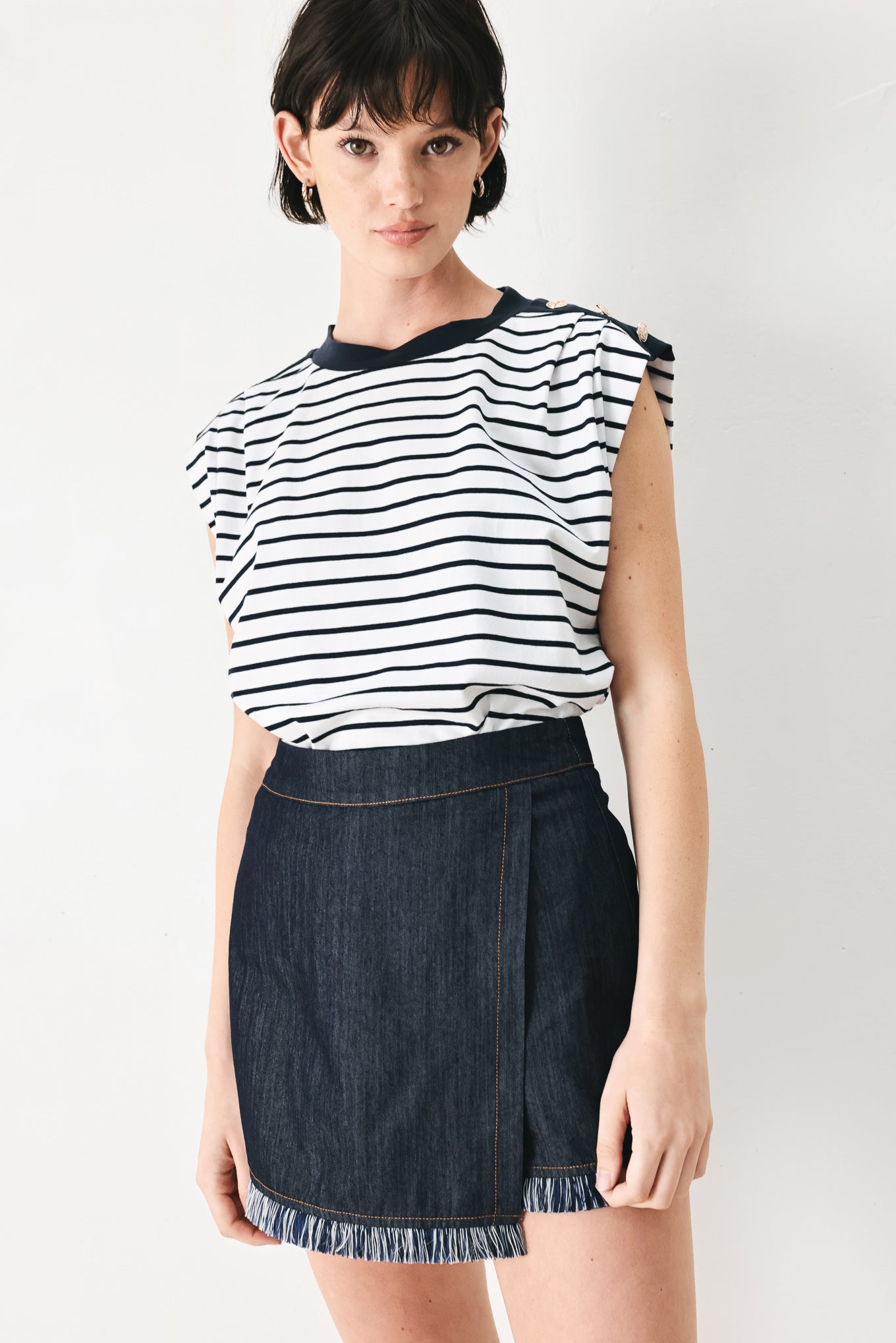 EVERYDAY COOL STRIP KNIT TOP Flying Tomato