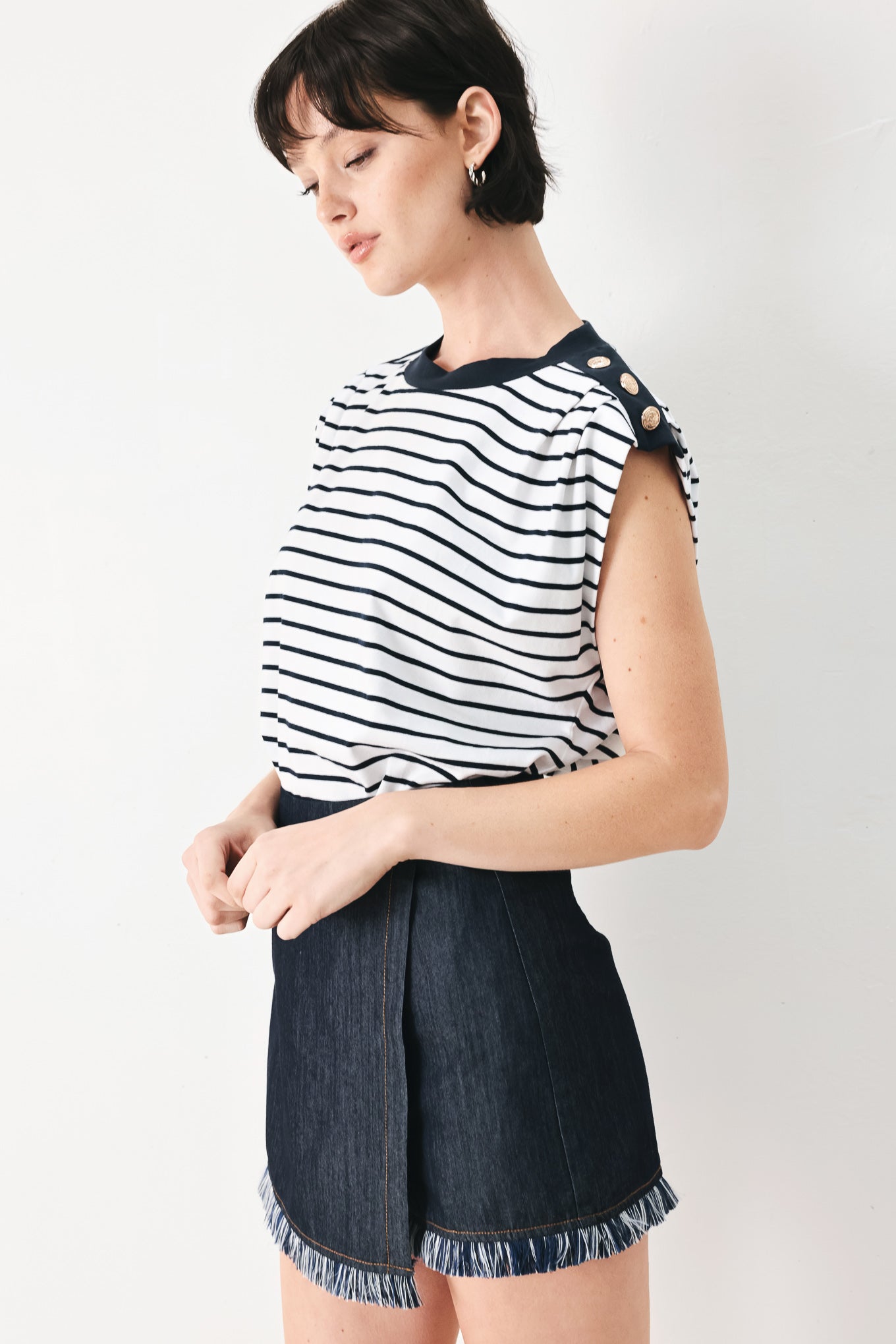 EVERYDAY COOL STRIP KNIT TOP Flying Tomato