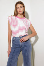 FEELING SPECIAL PINK KNIT TOP Flying Tomato