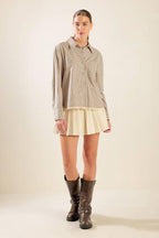 AWAITING LOVE WOVEN TOP Flying Tomato