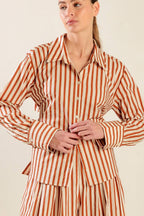 PIECES OF MY HEART WOVEN TOP Flying Tomato