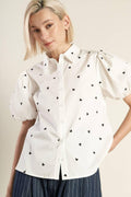 FOREVER DAYDREAMING WOVEN TOP Flying Tomato
