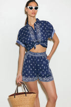 SUNKISSED MEADOW WOVEN SHIRT Flying Tomato