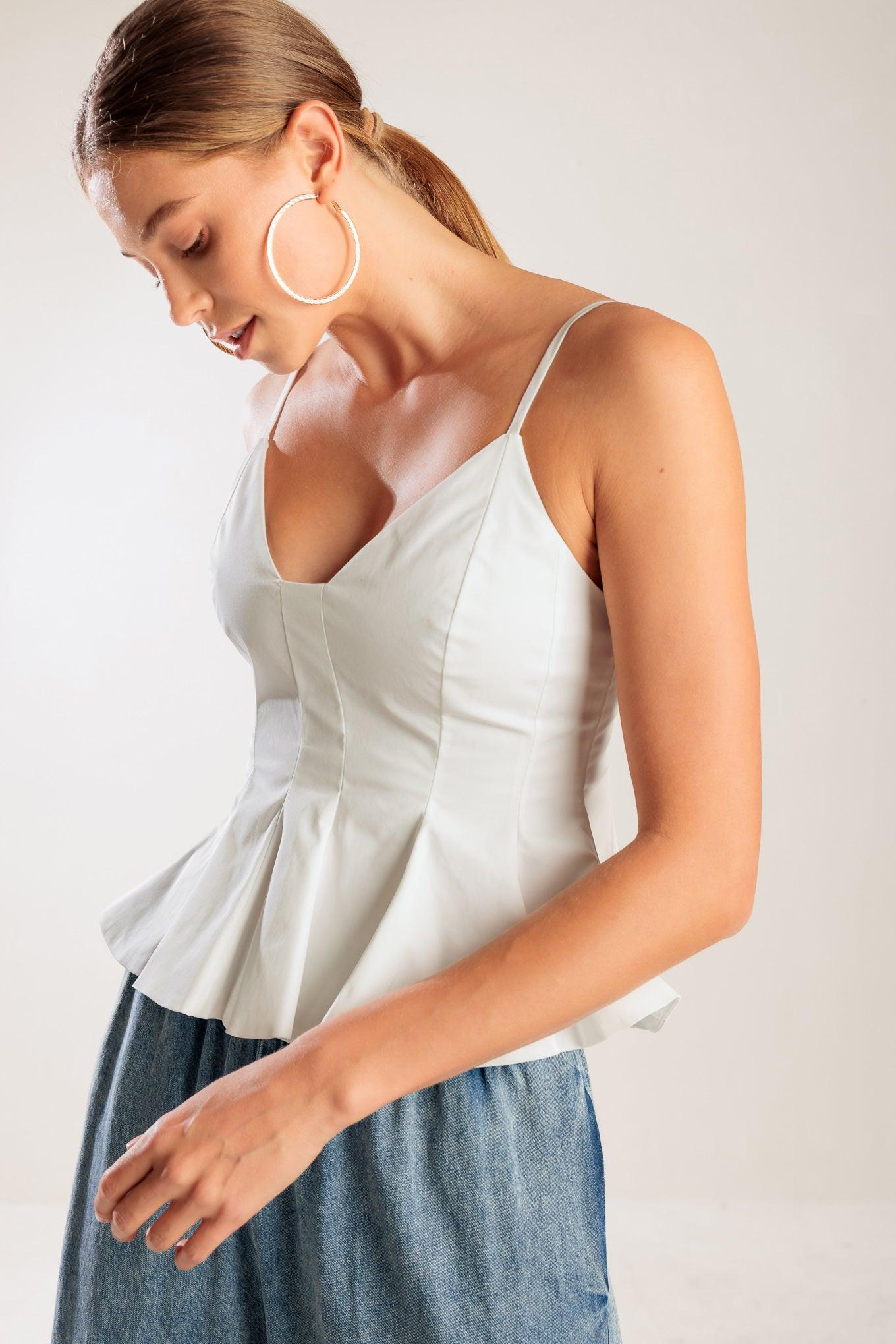 IT'S PERFECT TIMING WOVEN CAMI TOP Flying Tomato