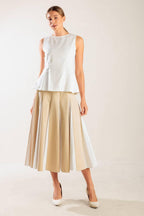 FIRST DATE WHITE WOVEN TOP Flying Tomato
