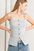 LOVELY BY NATURE KNIT VEST Flying Tomato