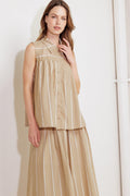 SOMEWHERE TO BE WOVEN TOP Flying Tomato
