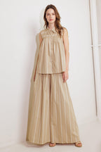 SOMEWHERE TO BE WOVEN TOP Flying Tomato