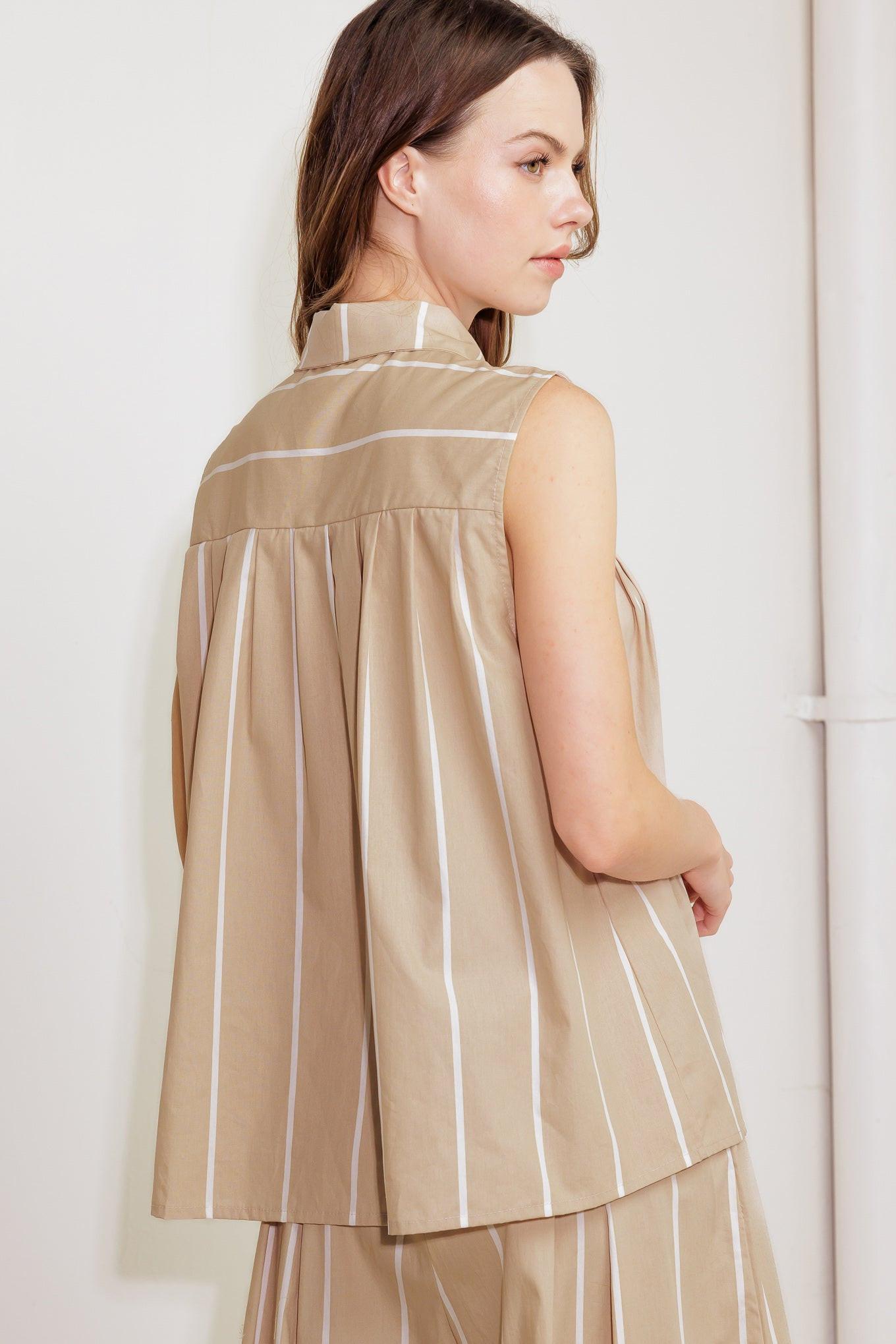 SOMEWHERE TO BE WOVEN TOP Flying Tomato