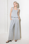 TRUST THE NOW IN KNIT TOP AND PANT SET Flying Tomato