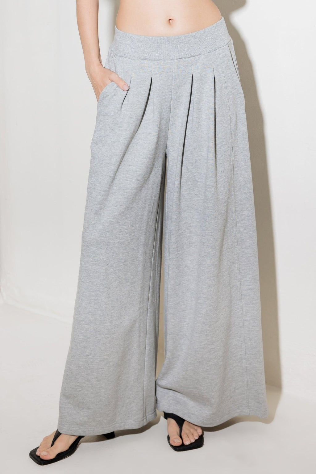 TRUST THE NOW IN KNIT TOP AND PANT SET Flying Tomato