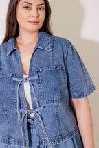 BY CHANCE DENIM TOP Flying Tomato