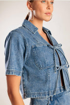 BY CHANCE DENIM TOP Flying Tomato
