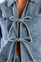 BY CHANCE DENIM TOP Flying Tomato