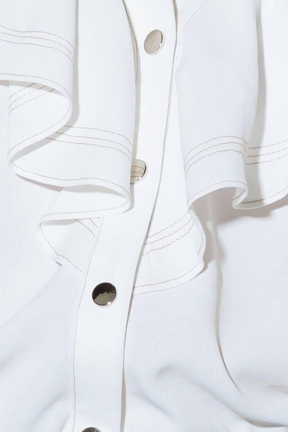 MADE FOR ROMANCE OFF WHITE WOVEN TOP Flying Tomato