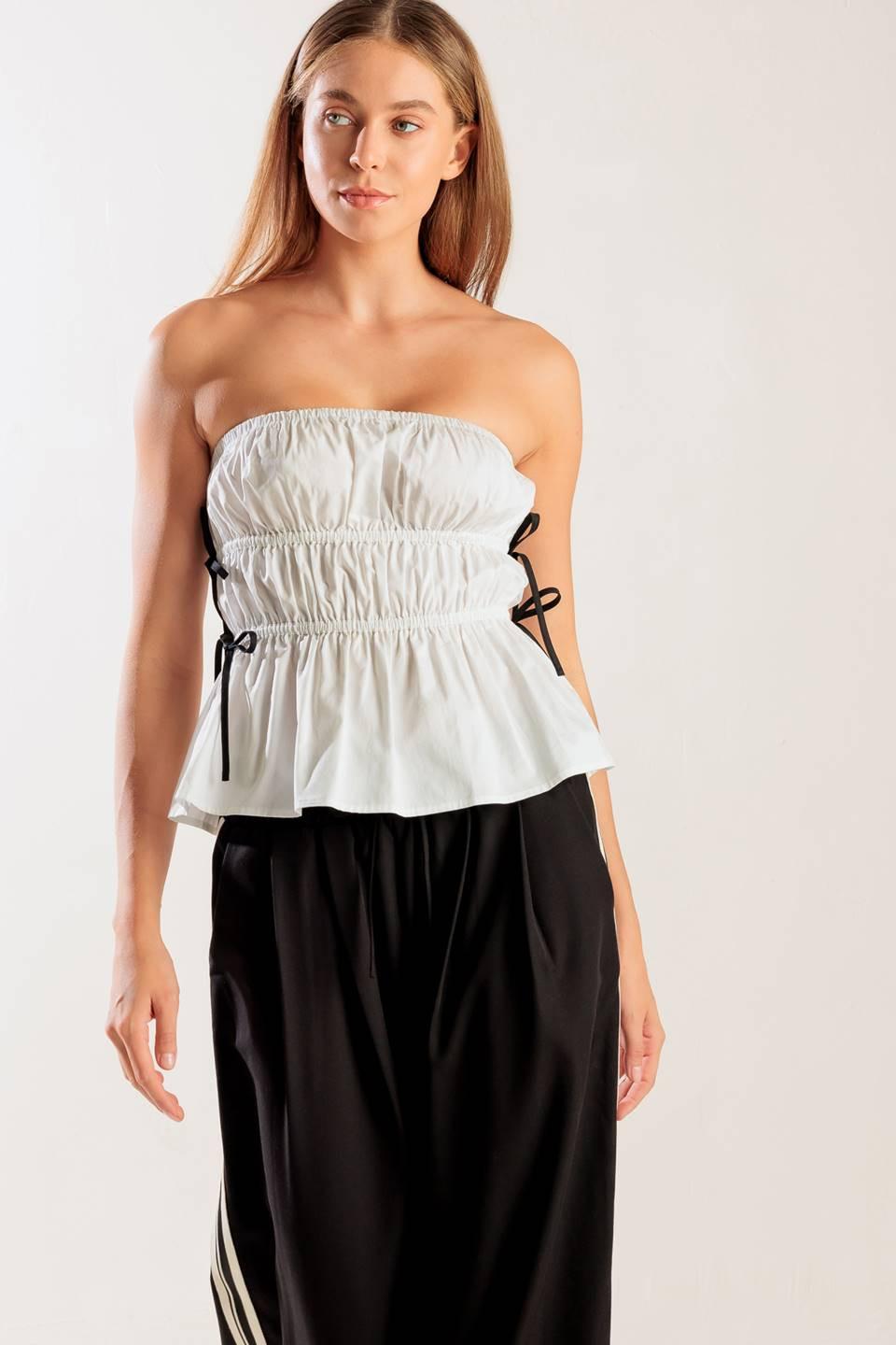 IN THIS MOMENTS WHITE TOP Flying Tomato