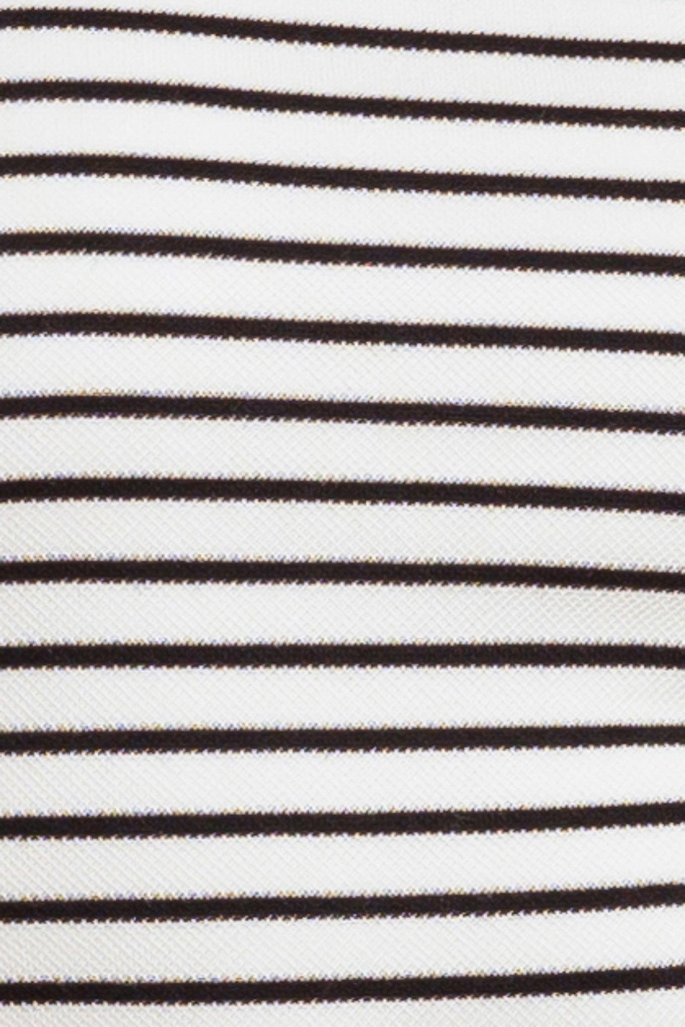 WINDING PATH STRIPED WOVEN TUBE TOP Flying Tomato