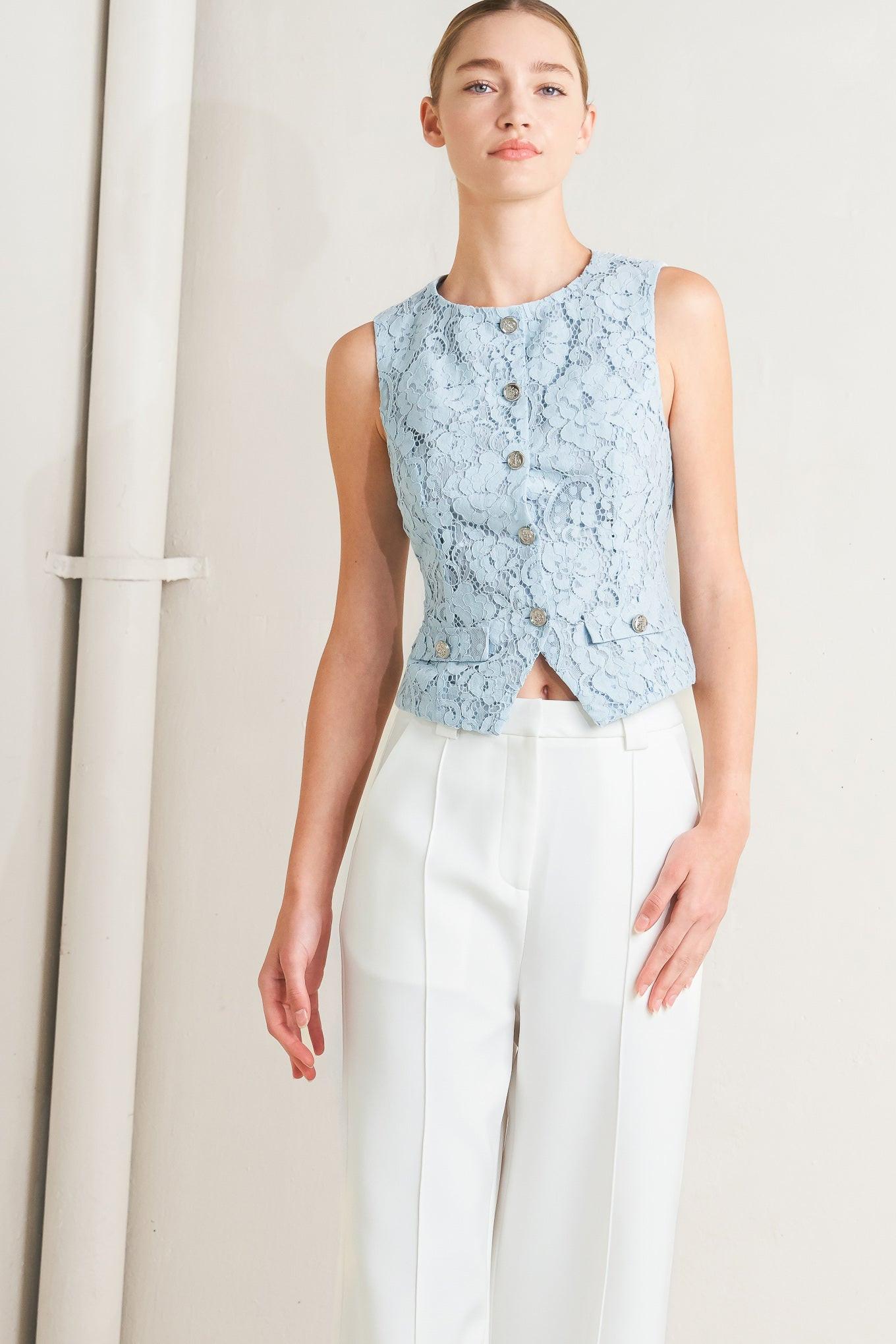 SWEET BUT STRONG WOVEN VEST Flying Tomato