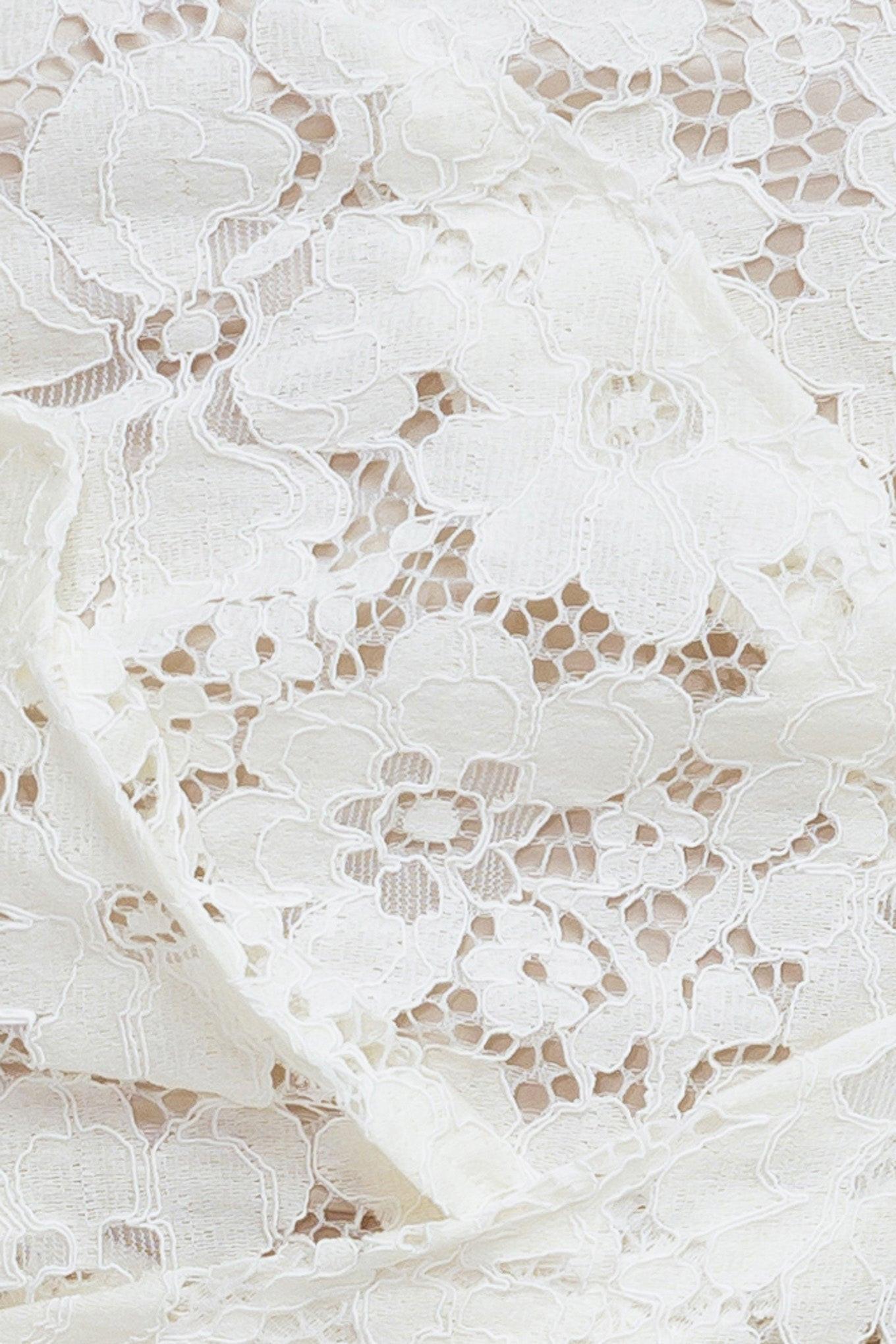 CHANTILLY FLAIR WOVEN LACE TUBE TOP Flying Tomato