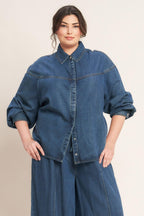 OFFLINE EDGE INDIGO DENIM TOP Flying Tomato