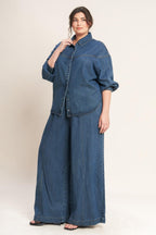 OFFLINE EDGE INDIGO DENIM TOP Flying Tomato