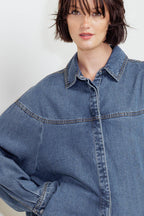 OFFLINE EDGE INDIGO DENIM TOP Flying Tomato