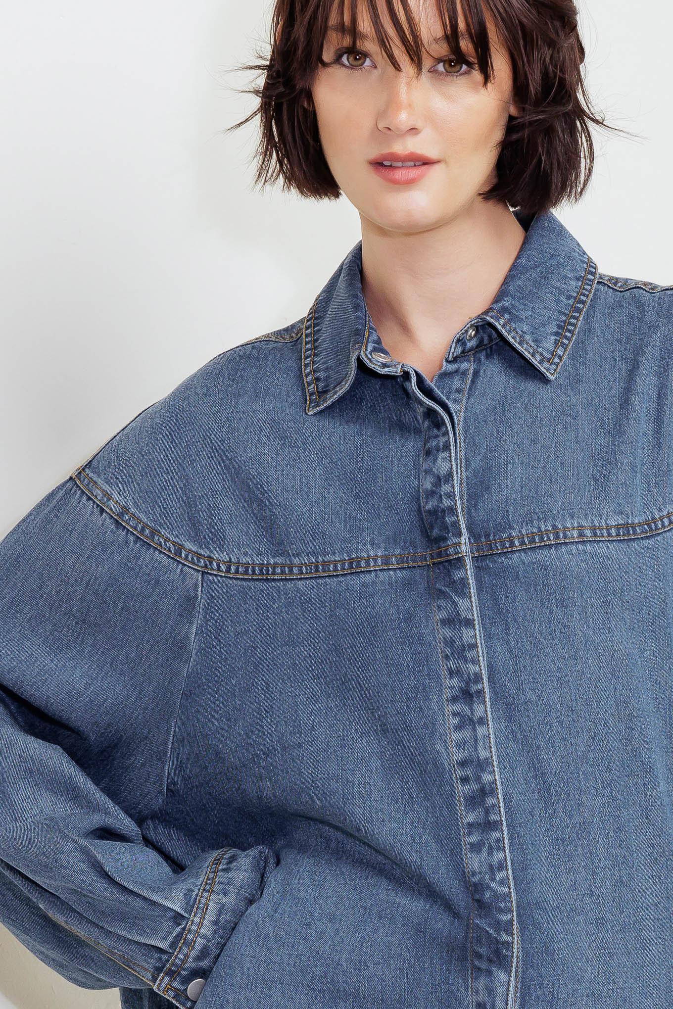 OFFLINE EDGE INDIGO DENIM TOP Flying Tomato