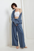 OFFLINE EDGE INDIGO DENIM TOP Flying Tomato