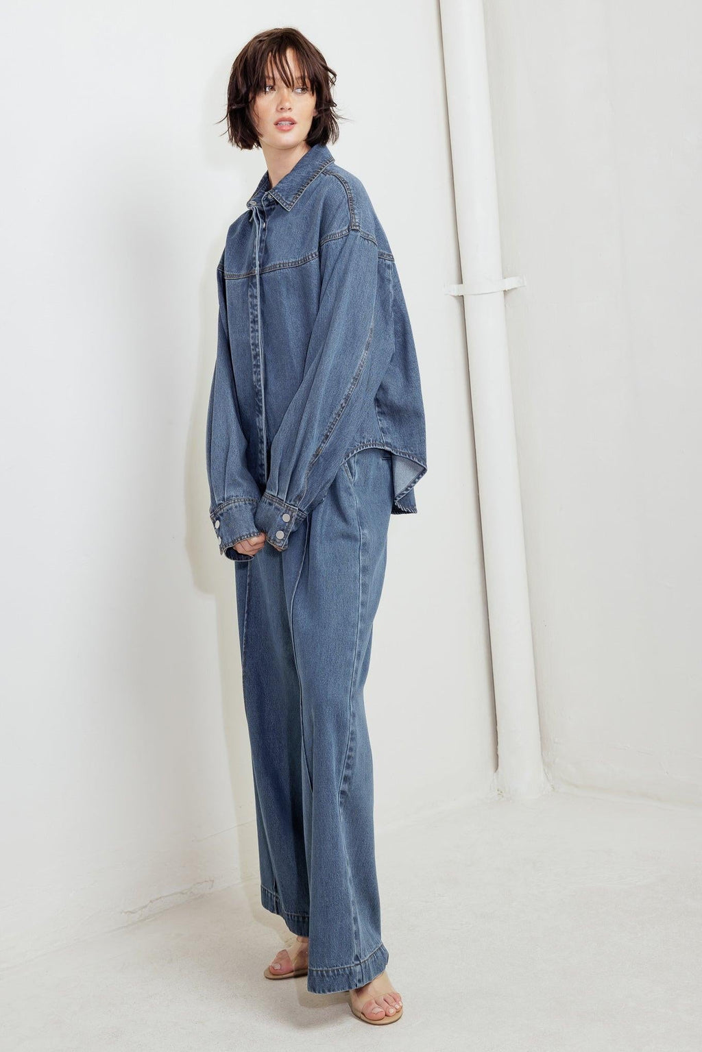 OFFLINE EDGE INDIGO DENIM TOP Flying Tomato