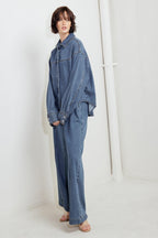 OFFLINE EDGE INDIGO DENIM TOP Flying Tomato