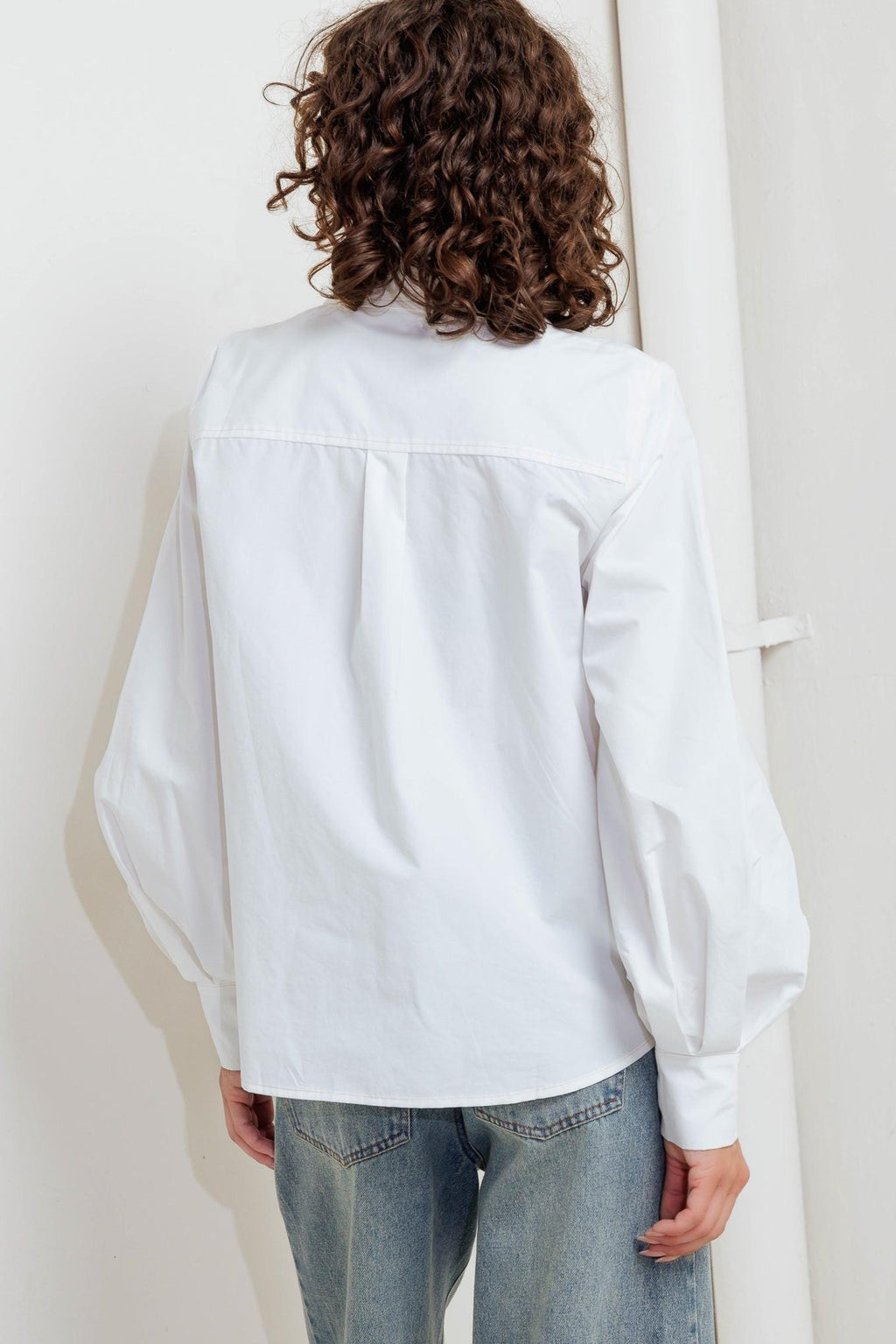 WHITE NOISE SOLID WOVEN TOP Flying Tomato