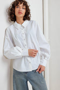WHITE NOISE SOLID WOVEN TOP Flying Tomato