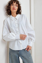 WHITE NOISE SOLID WOVEN TOP Flying Tomato