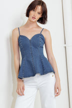 POWER POISE INDIGO CAMI TOP Flying Tomato