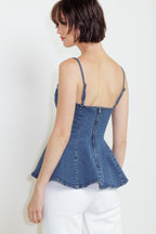 POWER POISE INDIGO CAMI TOP Flying Tomato