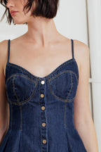 SILENT AUTHORITY DENIM CAMI TOP Flying Tomato