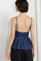 SILENT AUTHORITY DENIM CAMI TOP Flying Tomato