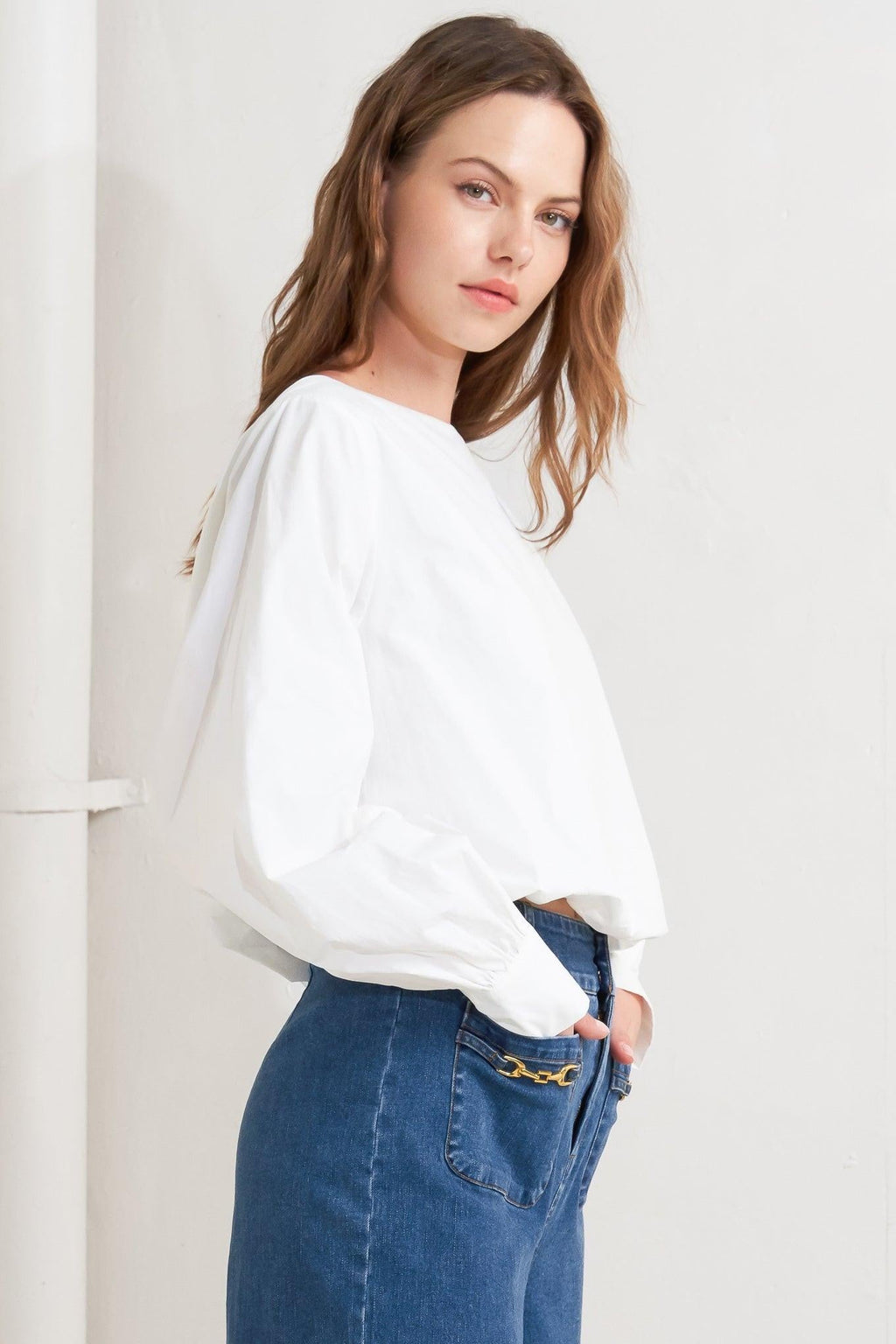 LAUREN TOUCH WOVEN TOP Flying Tomato
