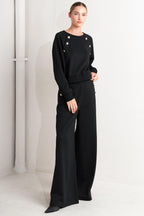 BLACK REGIMENT WOVEN TOP Flying Tomato