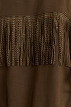 FRINGE CITY PULLOVER KNIT TOP Flying Tomato