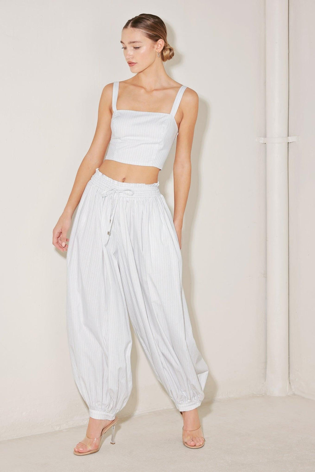 OCEAN BREEZE WOVEN CROP TOP Flying Tomato